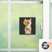 Shiba Inu Raamsticker (Huis)