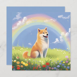 Shiba Inu Rainbow Bridge Aangepaste hondennaam Sym