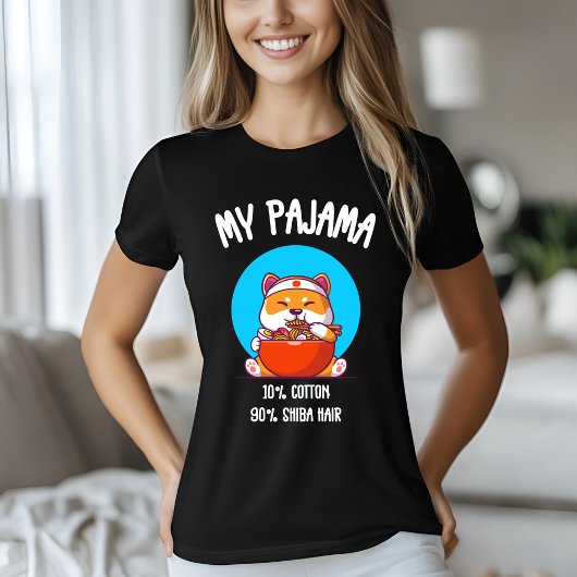 Shiba Inu Ramen Fun T-shirt