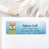 Shiba Inu Retouradreslabels Etiket (Insitu)