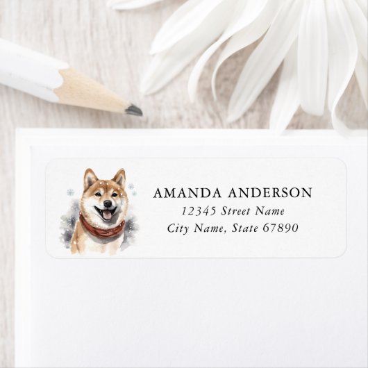 Shiba Inu Return Address Labels (Insitu)