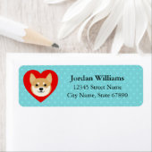 Shiba Inu Return Address Labels (Insitu)