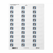 Shiba Inu Return Address Labels (Full Sheet)