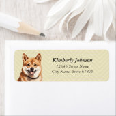 Shiba Inu Return Address Labels (Insitu)