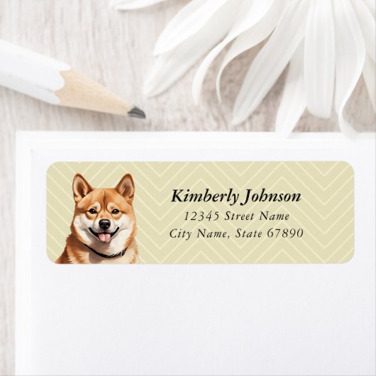 Shiba Inu Return Address Labels (Insitu)