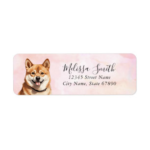 Shiba Inu Return Address Labels