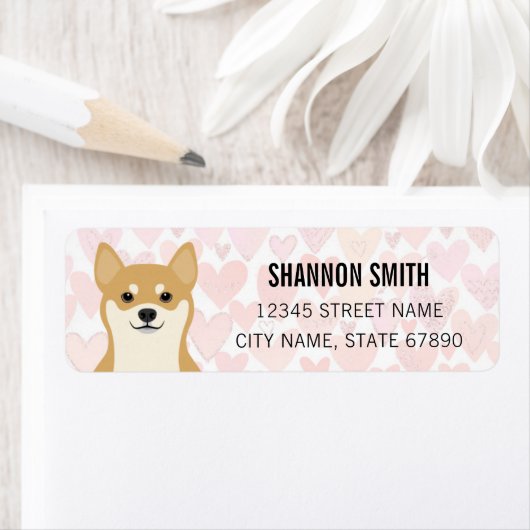 Shiba Inu Return Address Labels (Insitu)