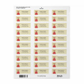 Shiba Inu Return Address Labels (Full Sheet)