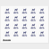 Shiba Inu Ronde Sticker (Vel)