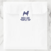 Shiba Inu Ronde Sticker (Tas)