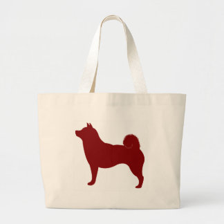 Shiba Inu (rood) Grote Tote Bag
