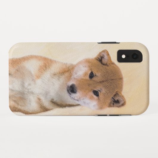 Shiba Inu (rood) schilderen - Oorspronkelijke hond Case-Mate iPhone Case (Achterkant (horizontaal))