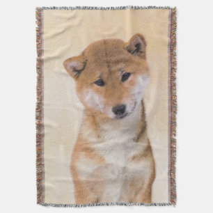 Shiba Inu (rood) schilderen - Oorspronkelijke hond Deken