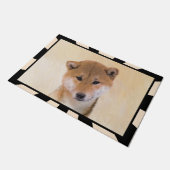 Shiba Inu (rood) schilderen - Oorspronkelijke hond Deurmat (Schuin)