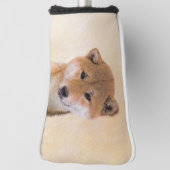 Shiba Inu (rood) schilderen - Oorspronkelijke hond Golfheadcover (Draai 90)