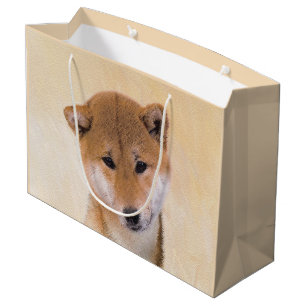Shiba Inu (rood) schilderen - Oorspronkelijke hond Groot Cadeauzakje