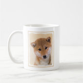 Shiba Inu (rood) schilderen - Oorspronkelijke hond Koffiemok (Links)