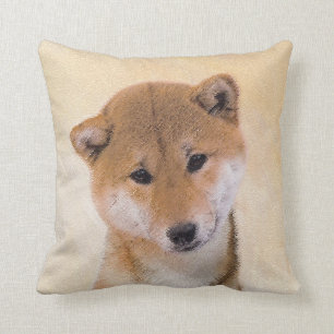 Shiba Inu (rood) schilderen - Oorspronkelijke hond Kussen