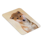 Shiba Inu (rood) schilderen - Oorspronkelijke hond Magneet (Rechterzijde)