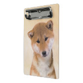 Shiba Inu (rood) schilderen - Oorspronkelijke hond Mini Klembord (Angled2)