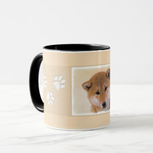 Shiba Inu (rood) schilderen - Oorspronkelijke hond Mok