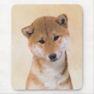 Shiba Inu (rood) schilderen - Oorspronkelijke hond Muismat