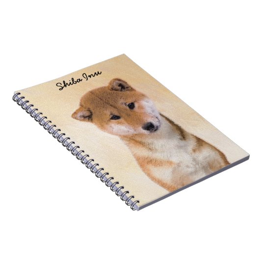 Shiba Inu (rood) schilderen - Oorspronkelijke hond Notitieboek (Rechterzijde)