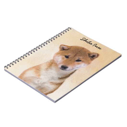 Shiba Inu (rood) schilderen - Oorspronkelijke hond Notitieboek (Linkerzijde)