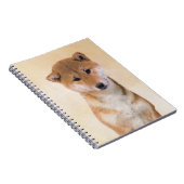 Shiba Inu (rood) schilderen - Oorspronkelijke hond Notitieboek (Rechterzijde)