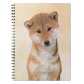 Shiba Inu (rood) schilderen - Oorspronkelijke hond Notitieboek (Voorkant)