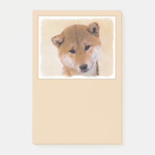 Shiba Inu (rood) schilderen - Oorspronkelijke hond Post-it® Notes