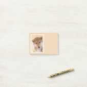 Shiba Inu (rood) schilderen - Oorspronkelijke hond Post-it® Notes (Op bureau)