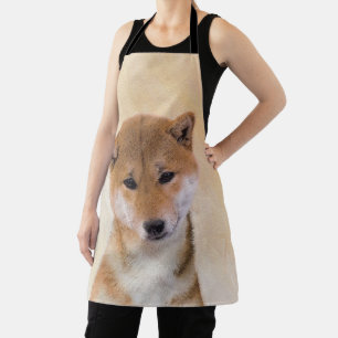 Shiba Inu (rood) schilderen - Oorspronkelijke hond Schort