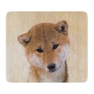 Shiba Inu (rood) schilderen - Oorspronkelijke hond Snijplank