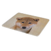Shiba Inu (rood) schilderen - Oorspronkelijke hond Snijplank (Hoek)