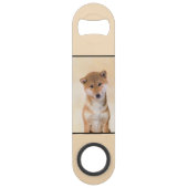 Shiba Inu (rood) schilderen - Oorspronkelijke hond Speed Flessenopener (Voorkant)