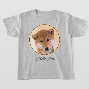 Shiba Inu (rood) schilderen - Oorspronkelijke hond T-shirt