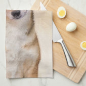Shiba Inu (rood) schilderen - Oorspronkelijke hond Theedoek (Quarter Fold)