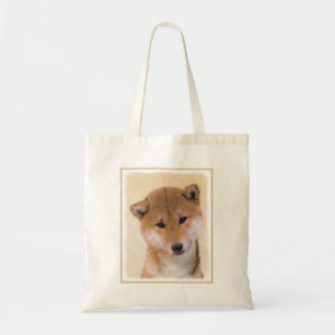 Shiba Inu (rood) schilderen - Oorspronkelijke hond Tote Bag