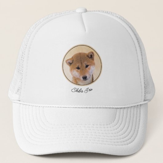Shiba Inu (rood) schilderen - Oorspronkelijke hond Trucker Pet (Voorkant)