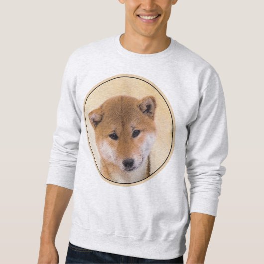 Shiba Inu (rood) schilderen - Oorspronkelijke hond Trui (Voorkant)