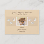 Shiba Inu (rood) schilderen - Oorspronkelijke hond Visitekaartje