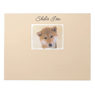 Shiba Inu (rood) schilderen - Originele Art-laptop Notitieblok