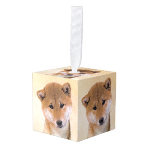 Shiba Inu (rood) schilderen - Originele Dog Art Decoratie