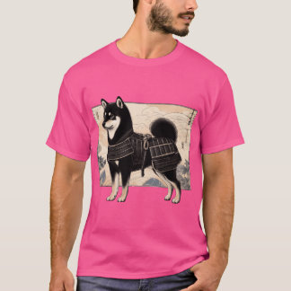 Shiba Inu Samurai family T-shirt