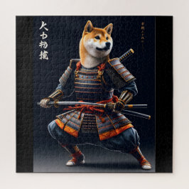 Shiba Inu Samurai Japanse krijger Elegante kunst Legpuzzel