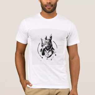 Shiba Inu Samurai Vader 🐕⚔️ Eer de geest van lo T-shirt