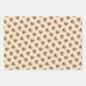 Shiba Inu Schilderij Rood Schattige Originele Pet  Inpakpapier Vel (Voorkant)