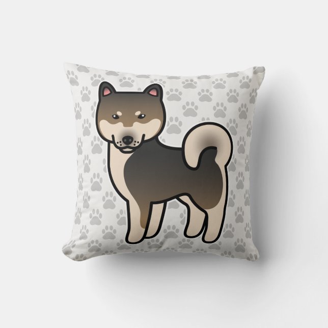 Shiba Inu Sesam Kussen (Voorkant)