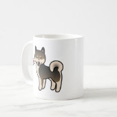 Shiba Inu Sesam Liefde Koffiemok (Voorkant links)